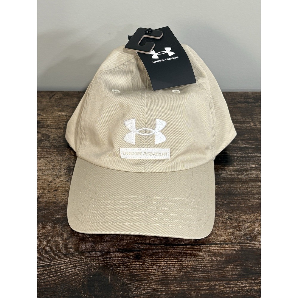 Under Armour Womens Hat UA Strap‎ back Tan NWT Adjustable Fit